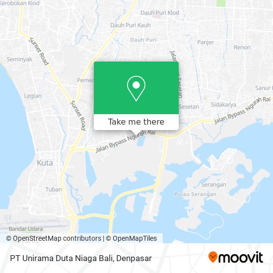 PT Unirama Duta Niaga Bali map