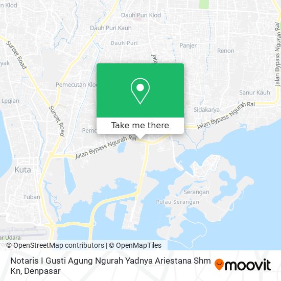 Notaris I Gusti Agung Ngurah Yadnya Ariestana Shm Kn map