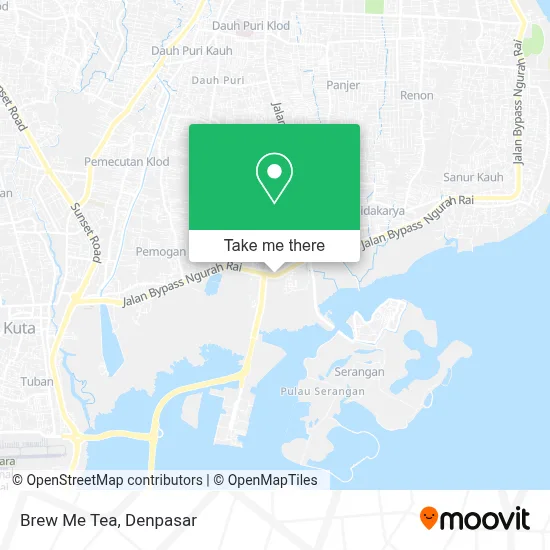 Brew Me Tea map