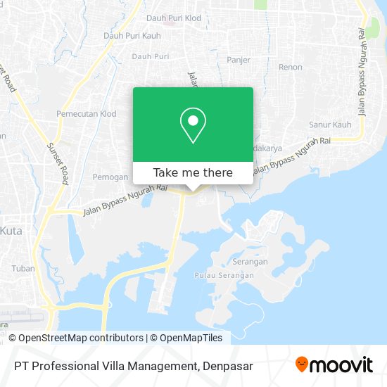 PT Professional Villa Management map