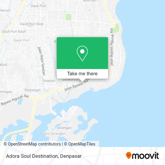 Adora Soul Destination map