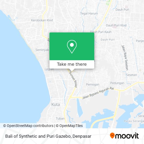 Bali of Synthetic and Puri Gazebo map