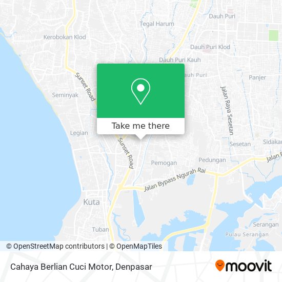 Cahaya Berlian Cuci Motor map