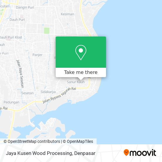 Jaya Kusen Wood Processing map