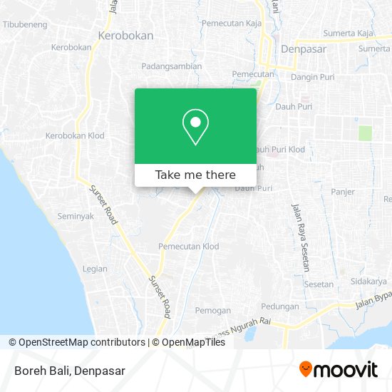 Boreh Bali map