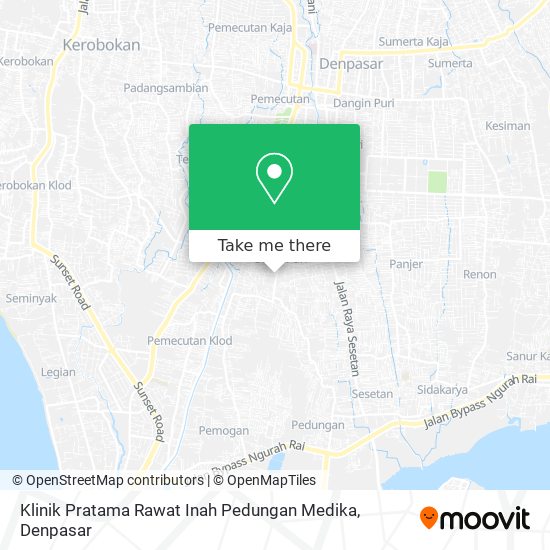 Klinik Pratama Rawat Inah Pedungan Medika map