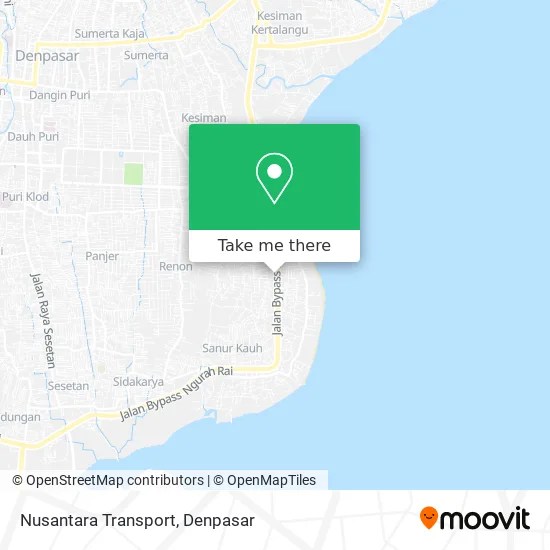 Nusantara Transport map