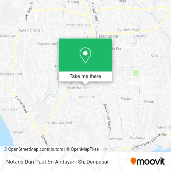 Notaris Dan Ppat Sri Andayani Sh map