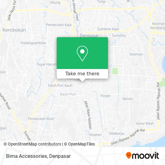 Bima Accessories map