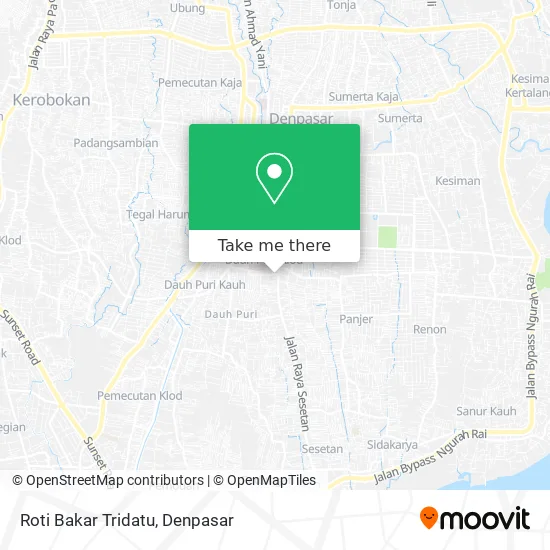 Roti Bakar Tridatu map