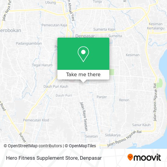 Hero Fitness Supplement Store map