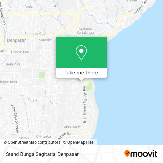 Stand Bunga Sagitaria map