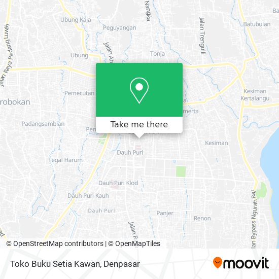 Toko Buku Setia Kawan map