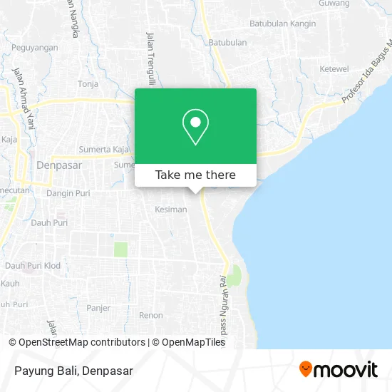 Payung Bali map