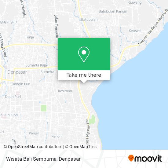 Wisata Bali Sempurna map