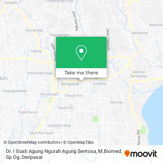 Dr. I Gusti Agung Ngurah Agung Sentosa, M.Biomed, Sp.Og map