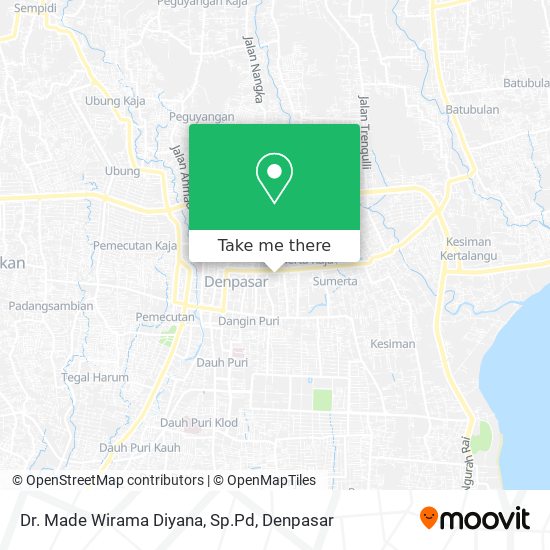 Dr. Made Wirama Diyana, Sp.Pd map