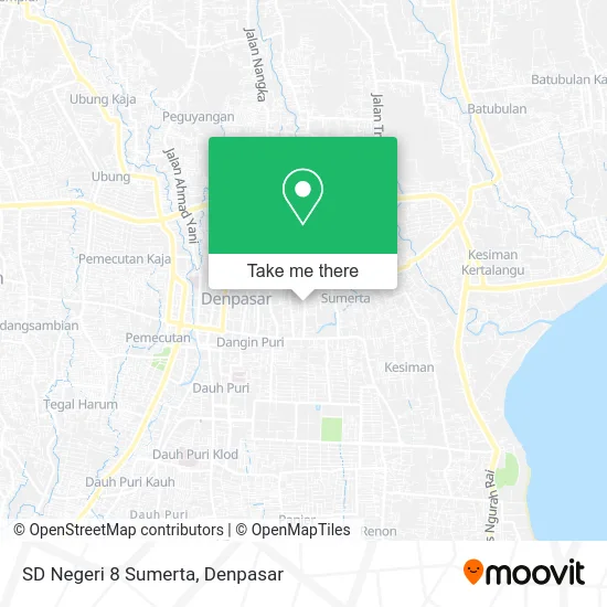 SD Negeri 8 Sumerta map