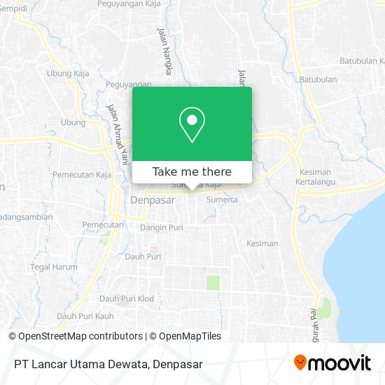 PT Lancar Utama Dewata map