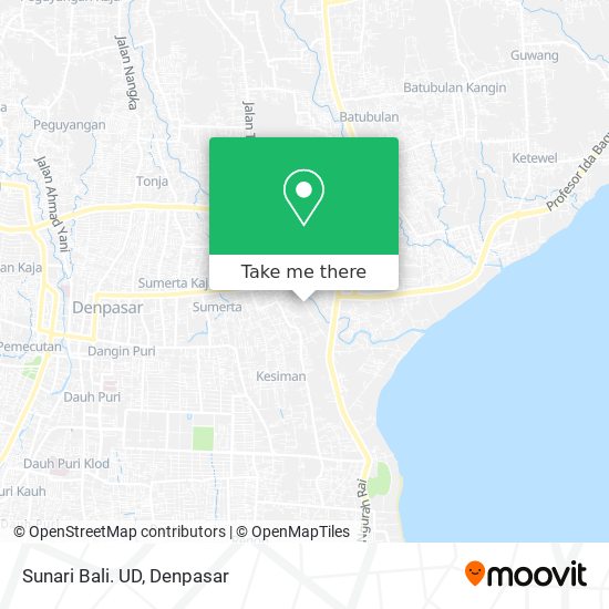 Sunari Bali. UD map