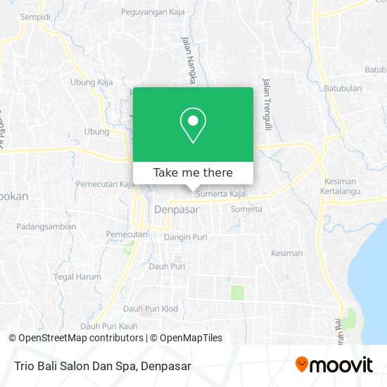 Trio Bali Salon Dan Spa map