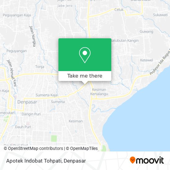 Apotek Indobat Tohpati map