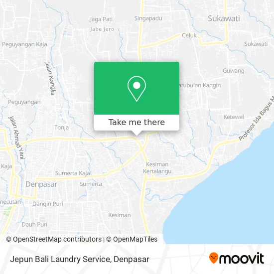 Jepun Bali Laundry Service map
