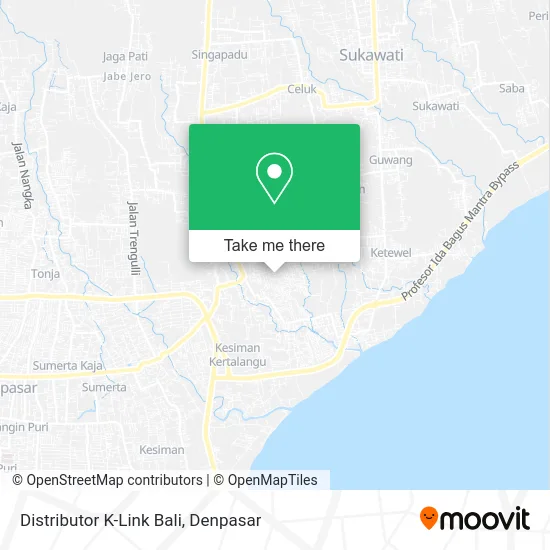 Distributor K-Link Bali map