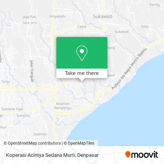 Koperasi Acintya Sedana Murti map