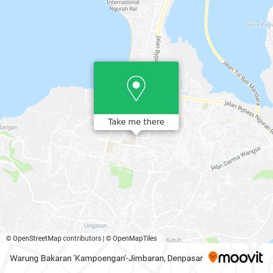 Warung Bakaran 'Kampoengan'-Jimbaran map