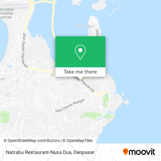 Natrabu Restaurant-Nusa Dua map