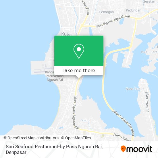 Sari Seafood Restaurant-by Pass Ngurah Rai map