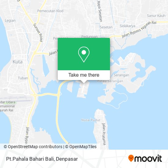 Pt.Pahala Bahari Bali map