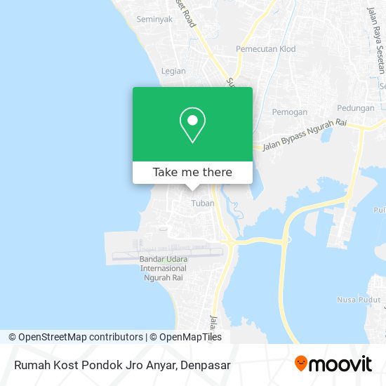 Rumah Kost Pondok Jro Anyar map