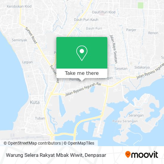 Warung Selera Rakyat Mbak Wiwit map