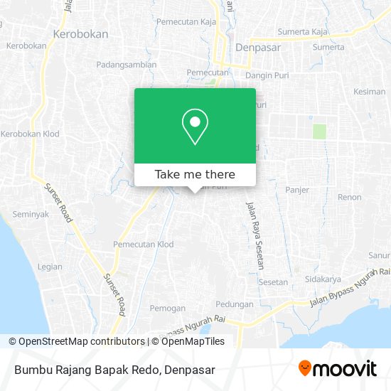 Bumbu Rajang Bapak Redo map