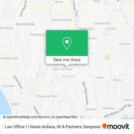 Law Office / I Made Ardana, Sh & Partners map