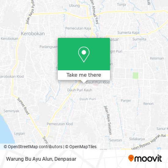 Warung Bu Ayu Alun map