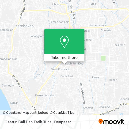 Gestun Bali Dan Tarik Tunai map