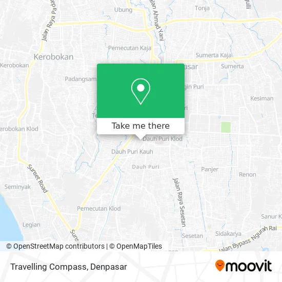 Travelling Compass map