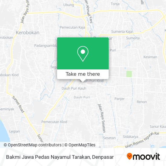 Bakmi Jawa Pedas Nayamul Tarakan map