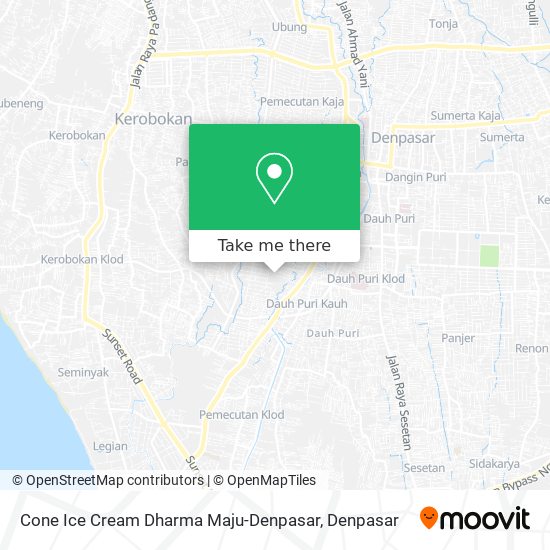 Cone Ice Cream Dharma Maju-Denpasar map