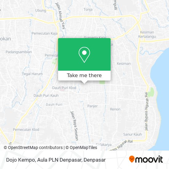 Dojo Kempo, Aula PLN Denpasar map