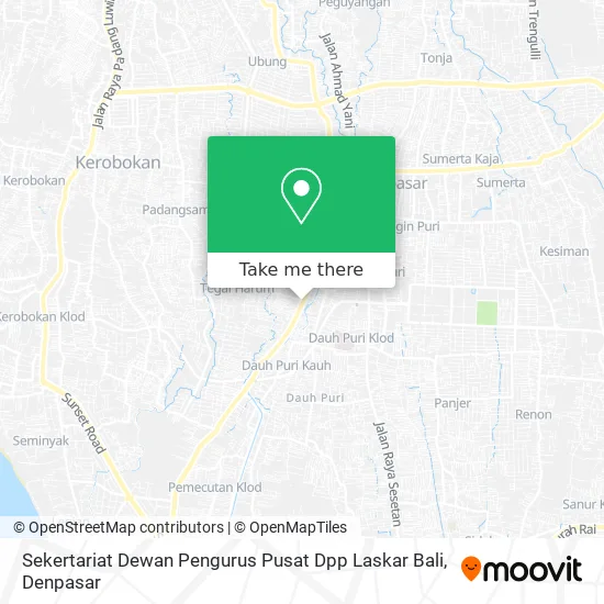 Sekertariat Dewan Pengurus Pusat Dpp Laskar Bali map