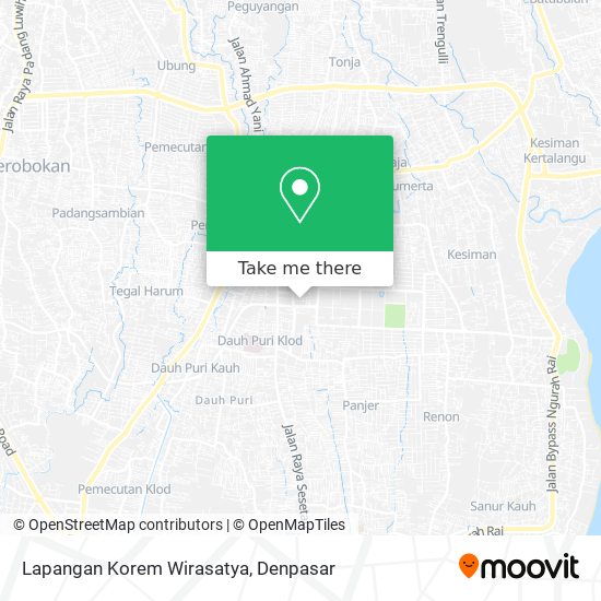 Lapangan Korem Wirasatya map