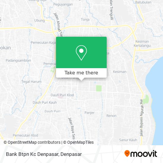 Bank Btpn Kc Denpasar map