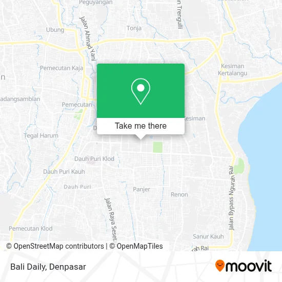 Bali Daily map