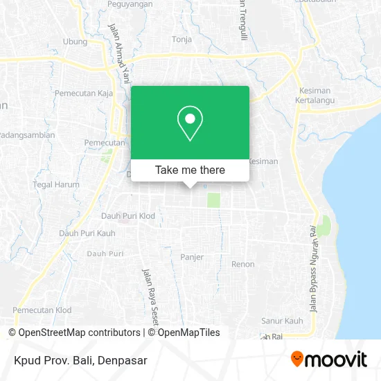 Kpud Prov. Bali map