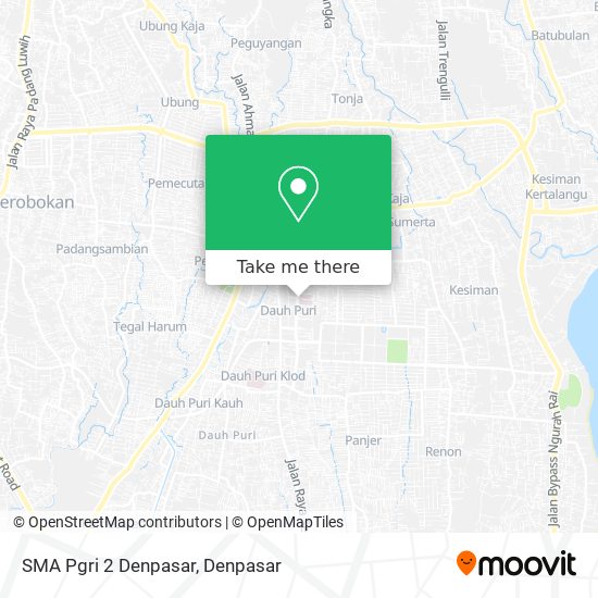 SMA Pgri 2 Denpasar map