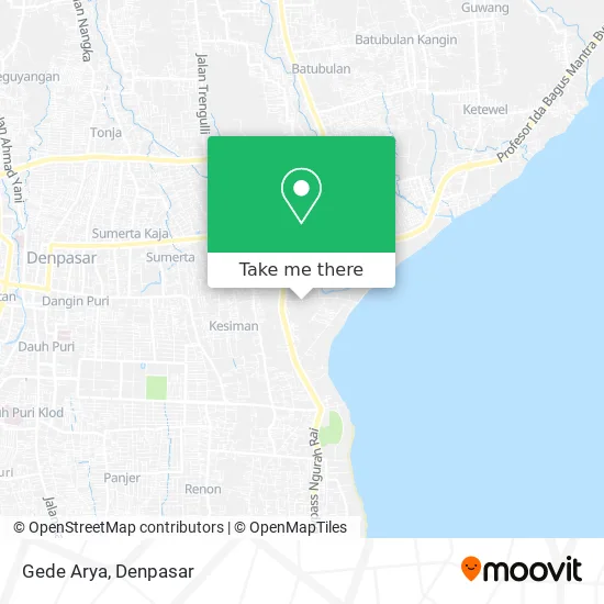 Gede Arya map